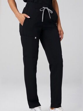 Fabletics Ion Scrub Pants, Black, Large Tall